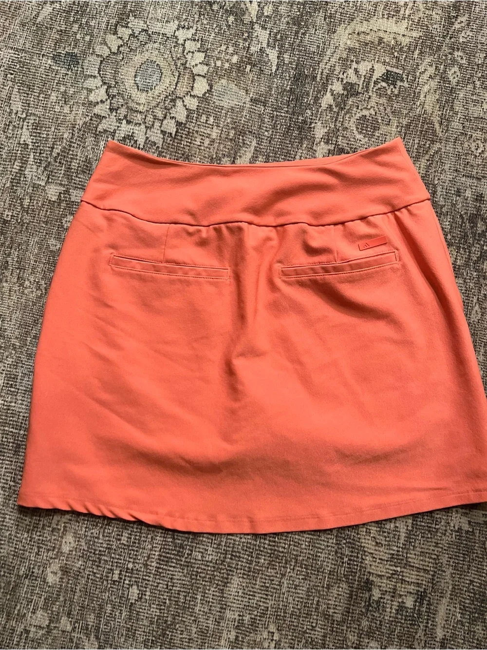 adidas Coral Pink Pull-On Golf Athletic Skort - Size Small